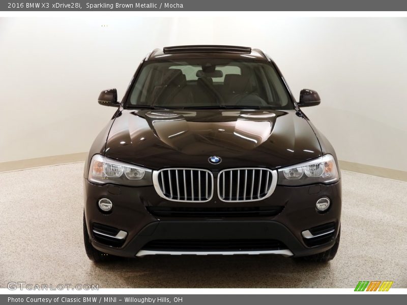 Sparkling Brown Metallic / Mocha 2016 BMW X3 xDrive28i