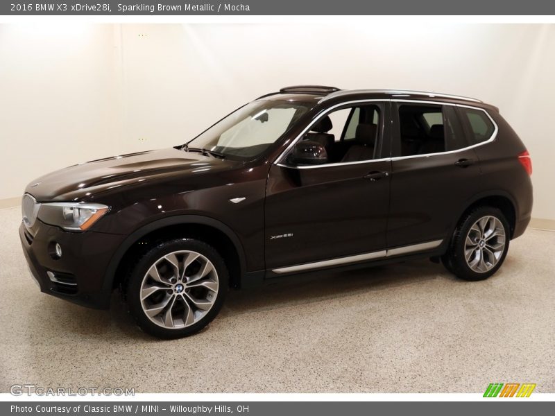Sparkling Brown Metallic / Mocha 2016 BMW X3 xDrive28i