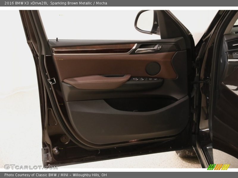 Sparkling Brown Metallic / Mocha 2016 BMW X3 xDrive28i