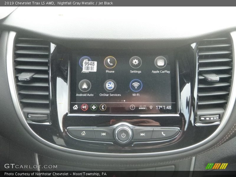 Nightfall Gray Metallic / Jet Black 2019 Chevrolet Trax LS AWD