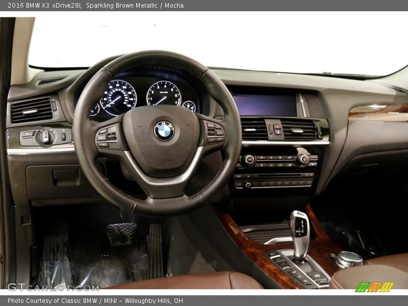 Sparkling Brown Metallic / Mocha 2016 BMW X3 xDrive28i