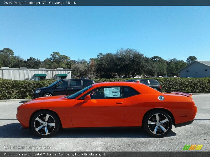 Go Mango / Black 2019 Dodge Challenger GT