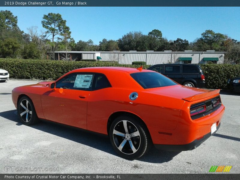 Go Mango / Black 2019 Dodge Challenger GT