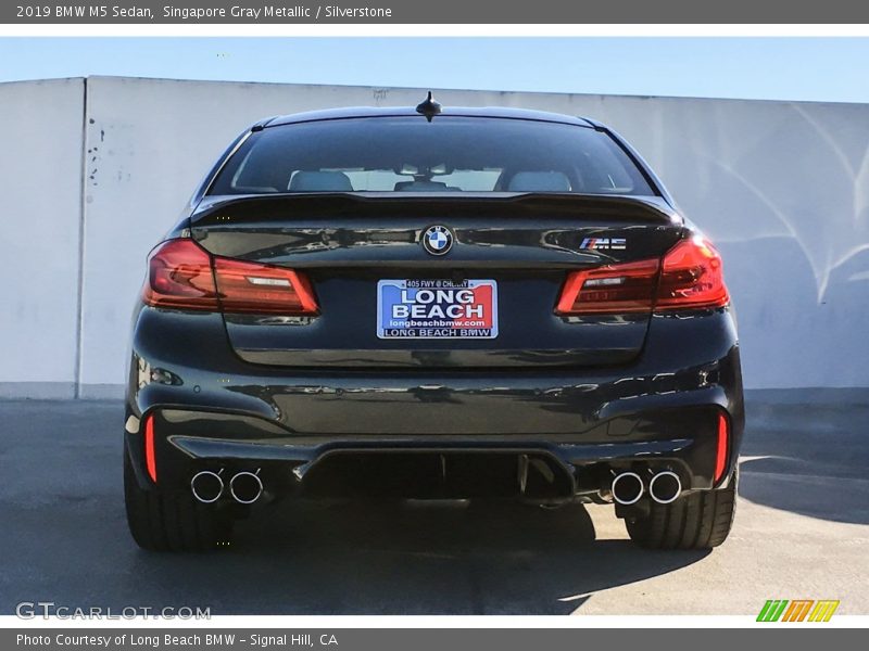 Singapore Gray Metallic / Silverstone 2019 BMW M5 Sedan