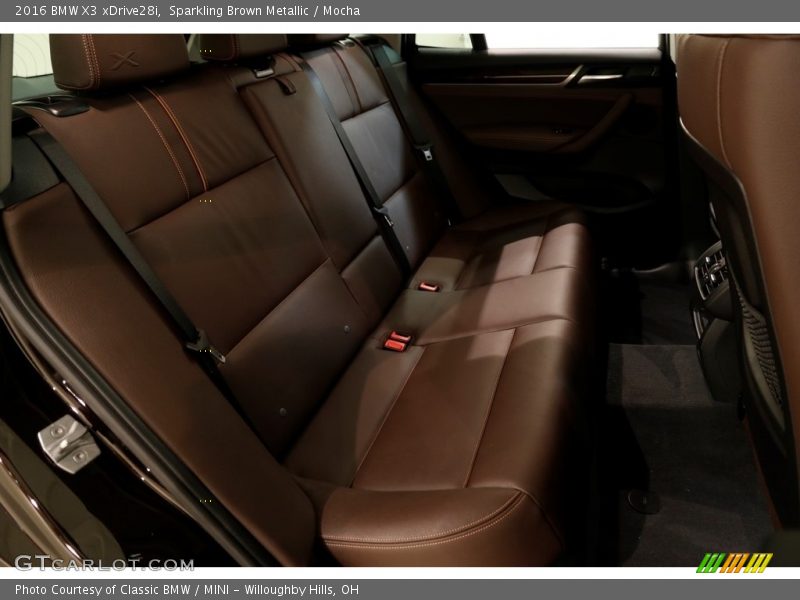 Sparkling Brown Metallic / Mocha 2016 BMW X3 xDrive28i