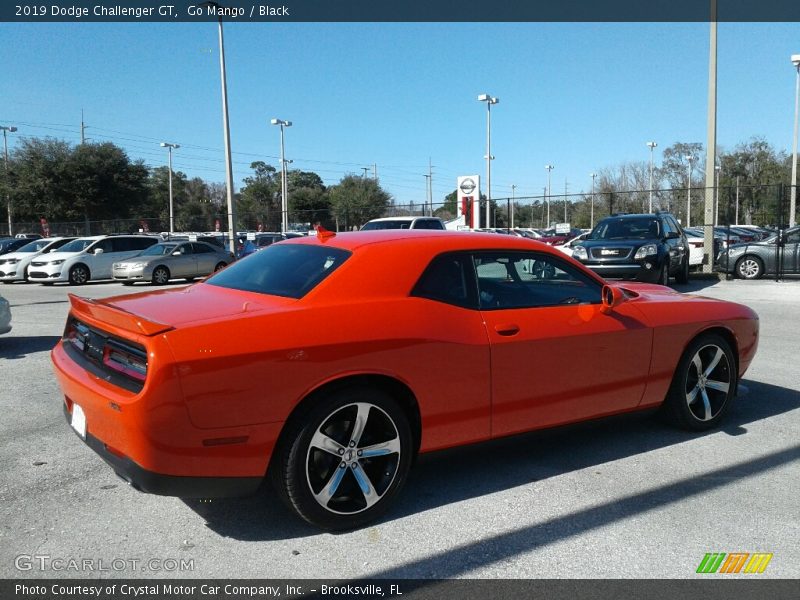Go Mango / Black 2019 Dodge Challenger GT