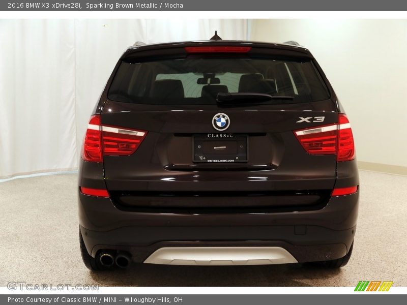 Sparkling Brown Metallic / Mocha 2016 BMW X3 xDrive28i