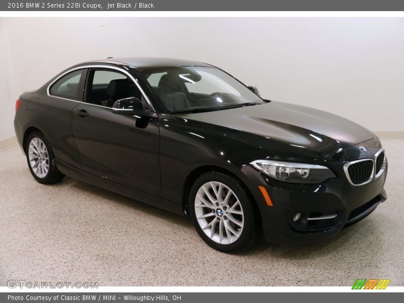 Jet Black / Black 2016 BMW 2 Series 228i Coupe