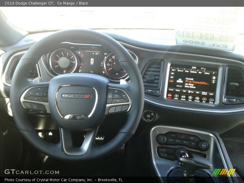 Go Mango / Black 2019 Dodge Challenger GT