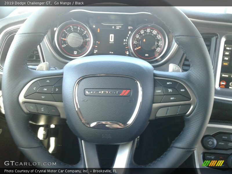 Go Mango / Black 2019 Dodge Challenger GT