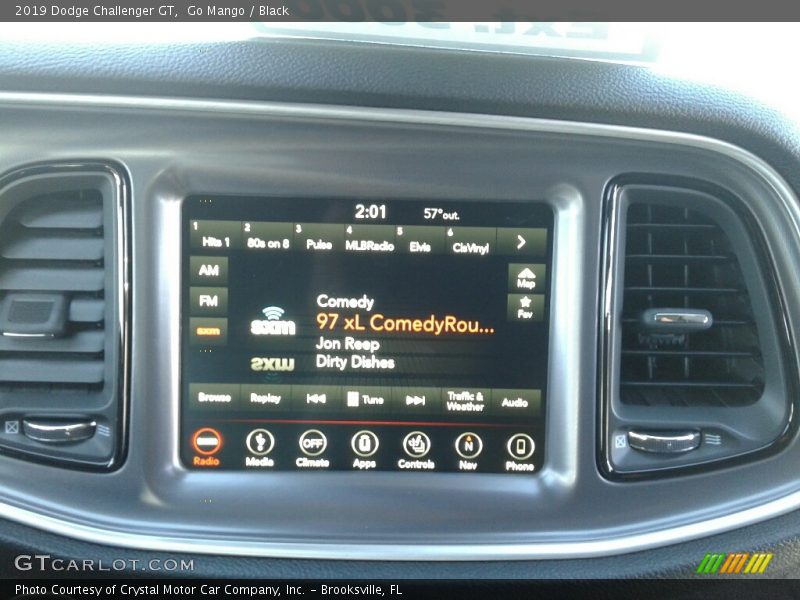 Go Mango / Black 2019 Dodge Challenger GT