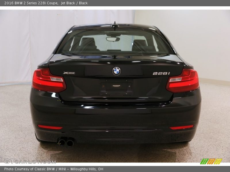 Jet Black / Black 2016 BMW 2 Series 228i Coupe