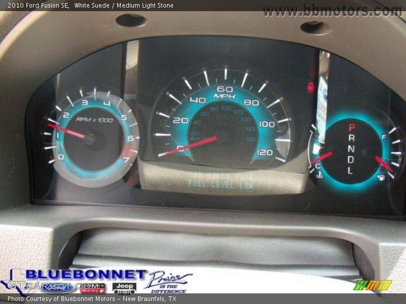 White Suede / Medium Light Stone 2010 Ford Fusion SE