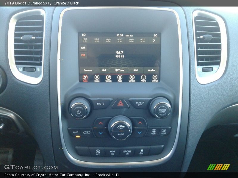 Granite / Black 2019 Dodge Durango SXT