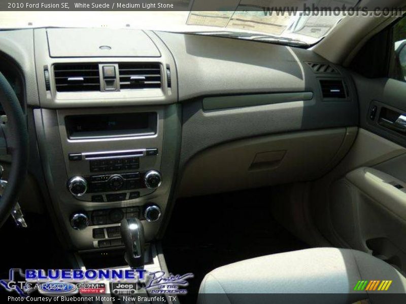 White Suede / Medium Light Stone 2010 Ford Fusion SE