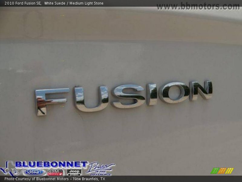 White Suede / Medium Light Stone 2010 Ford Fusion SE