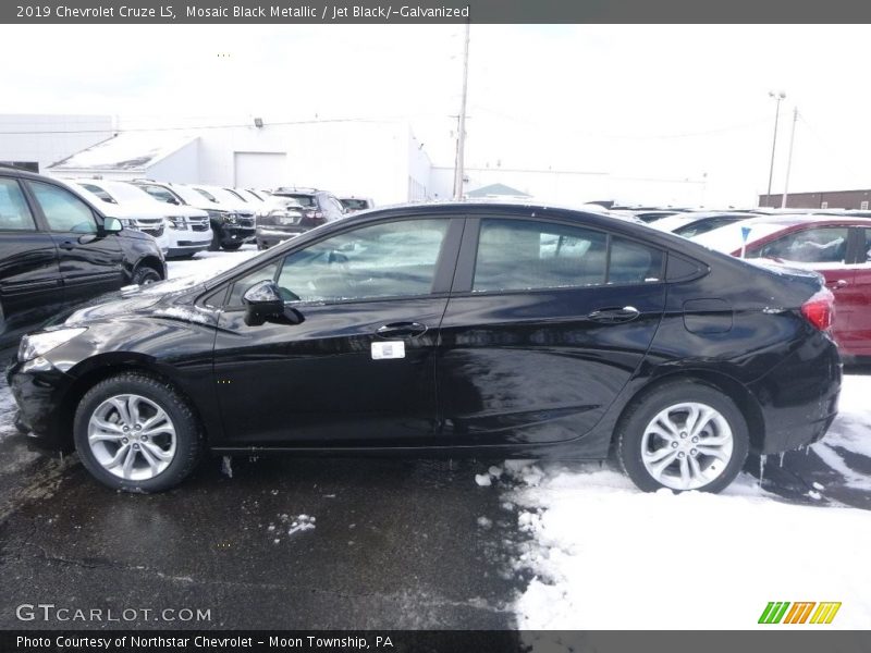 Mosaic Black Metallic / Jet Black/­Galvanized 2019 Chevrolet Cruze LS