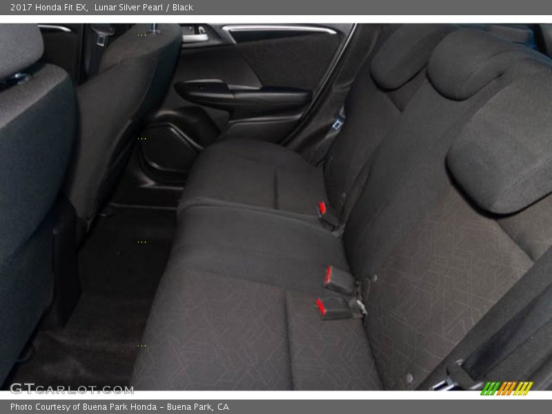 Lunar Silver Pearl / Black 2017 Honda Fit EX