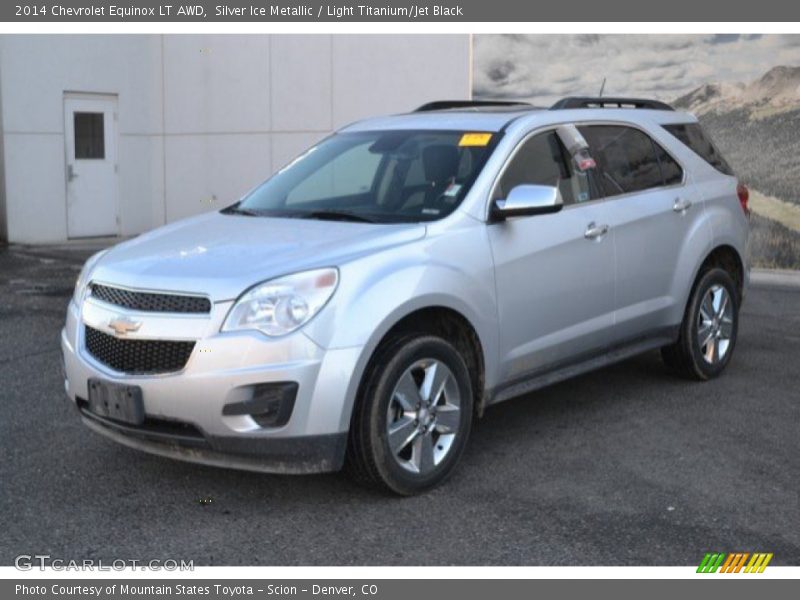 Silver Ice Metallic / Light Titanium/Jet Black 2014 Chevrolet Equinox LT AWD