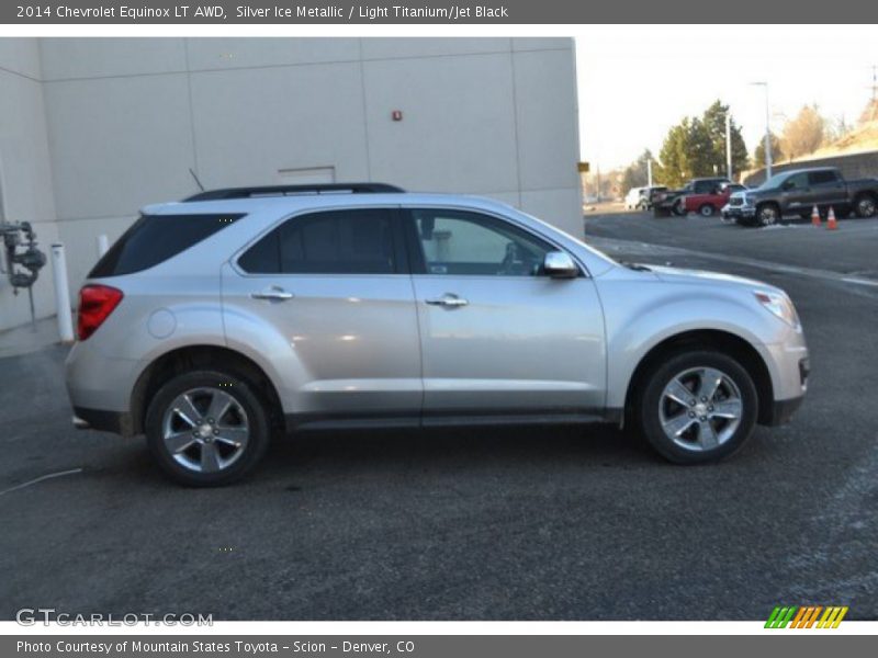 Silver Ice Metallic / Light Titanium/Jet Black 2014 Chevrolet Equinox LT AWD