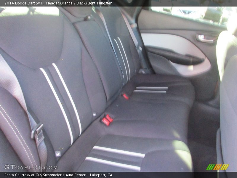 Header Orange / Black/Light Tungsten 2014 Dodge Dart SXT