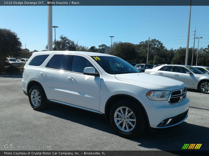 White Knuckle / Black 2019 Dodge Durango SXT