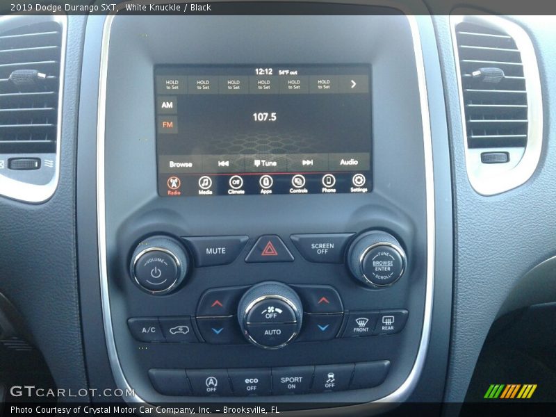 White Knuckle / Black 2019 Dodge Durango SXT