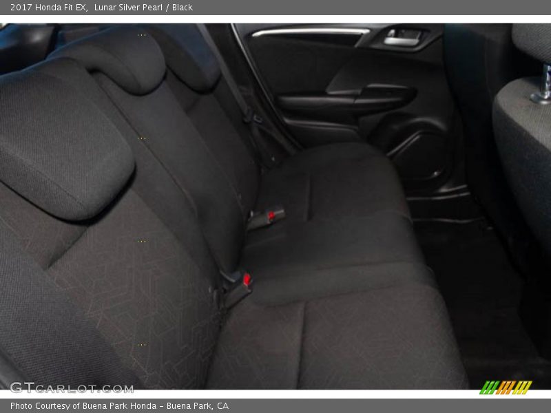 Lunar Silver Pearl / Black 2017 Honda Fit EX