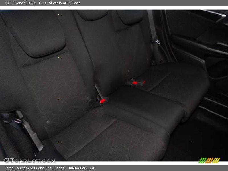 Lunar Silver Pearl / Black 2017 Honda Fit EX