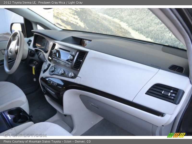 Predawn Gray Mica / Light Gray 2012 Toyota Sienna LE