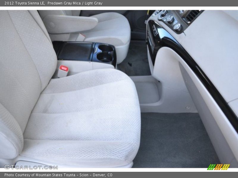 Predawn Gray Mica / Light Gray 2012 Toyota Sienna LE