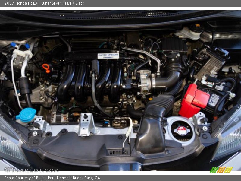 Lunar Silver Pearl / Black 2017 Honda Fit EX