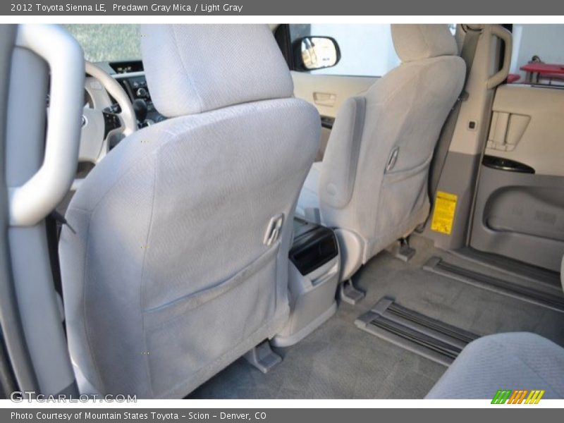 Predawn Gray Mica / Light Gray 2012 Toyota Sienna LE