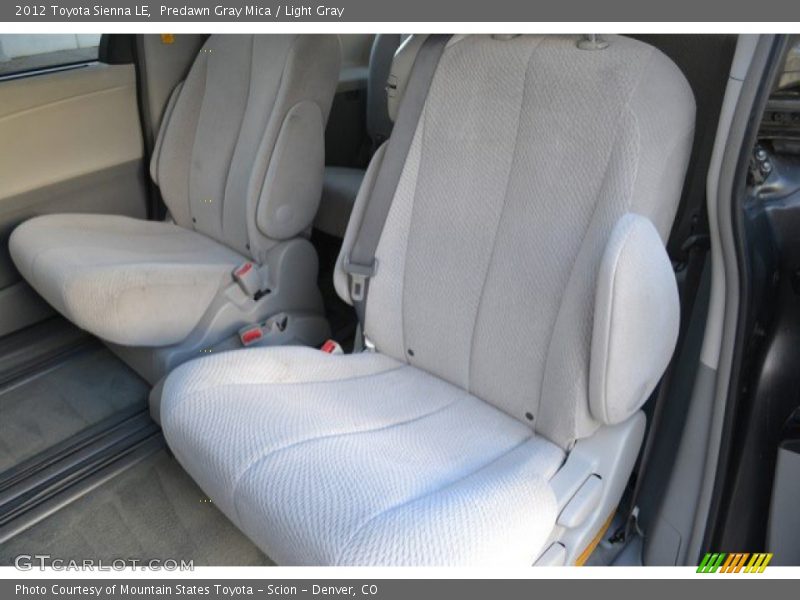 Predawn Gray Mica / Light Gray 2012 Toyota Sienna LE