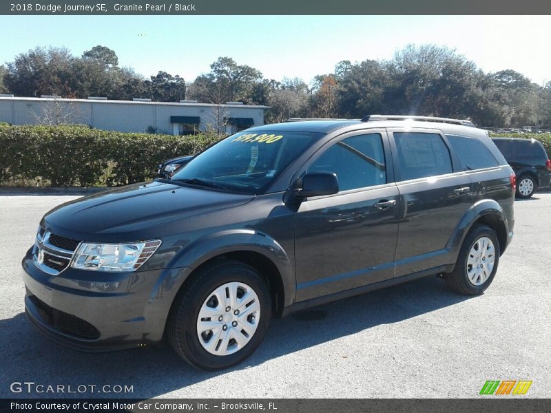 Granite Pearl / Black 2018 Dodge Journey SE