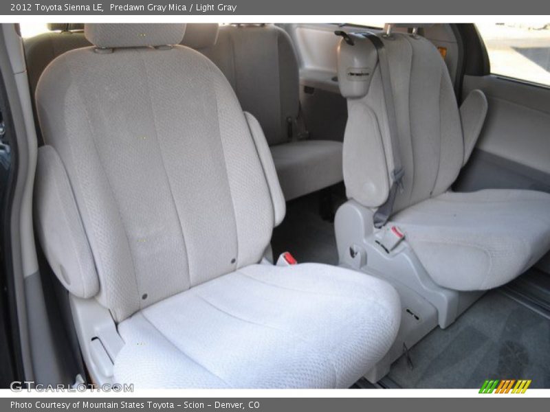 Predawn Gray Mica / Light Gray 2012 Toyota Sienna LE