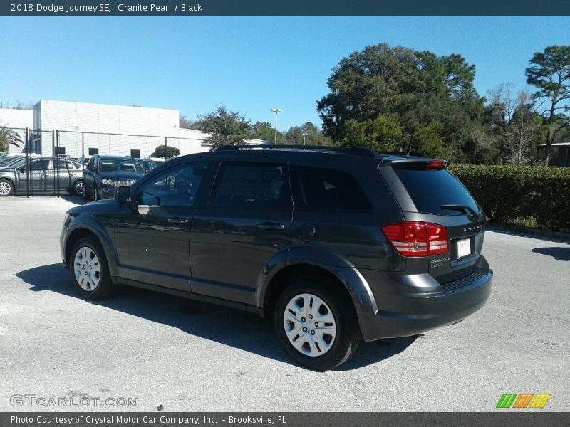 Granite Pearl / Black 2018 Dodge Journey SE