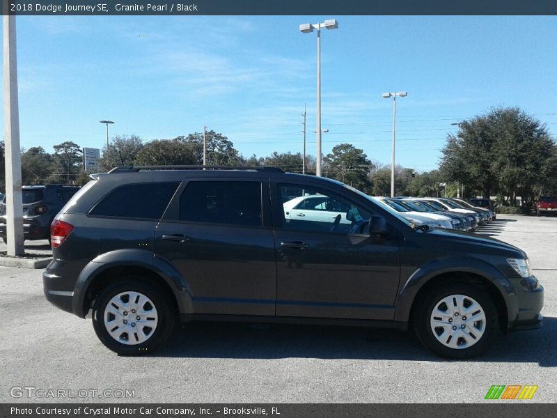 Granite Pearl / Black 2018 Dodge Journey SE