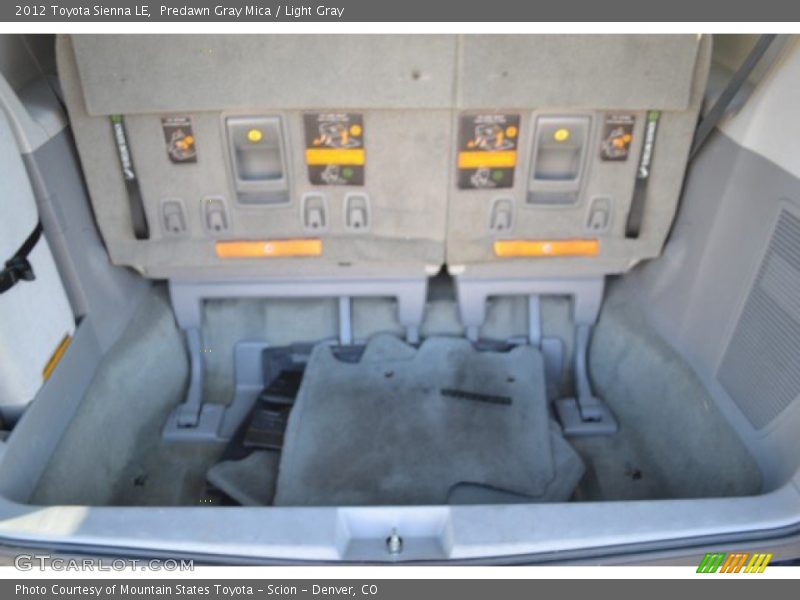 Predawn Gray Mica / Light Gray 2012 Toyota Sienna LE