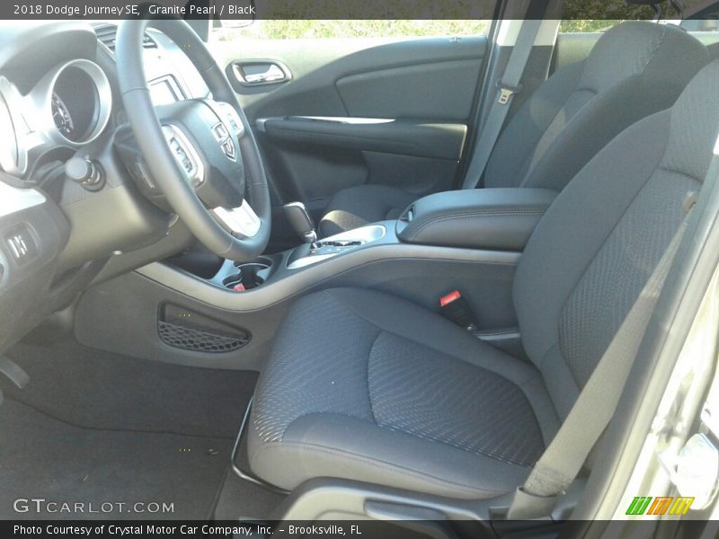 Granite Pearl / Black 2018 Dodge Journey SE