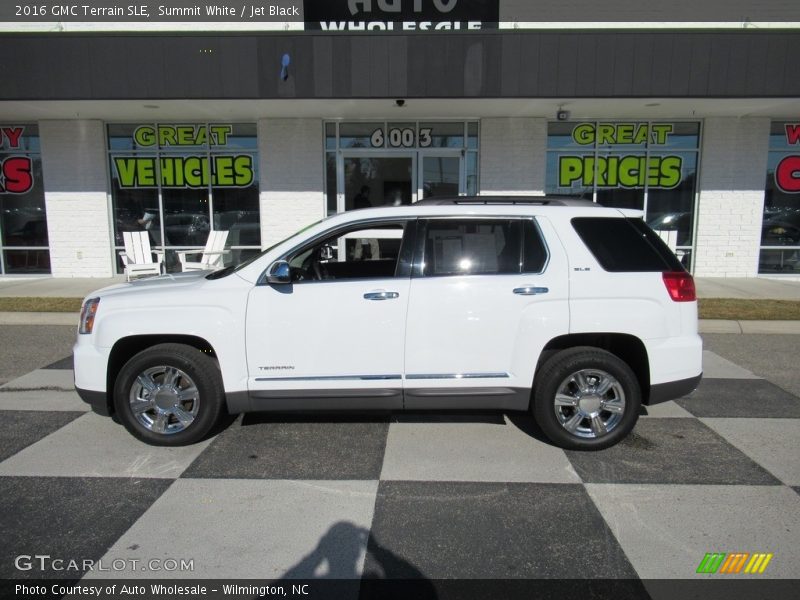 Summit White / Jet Black 2016 GMC Terrain SLE