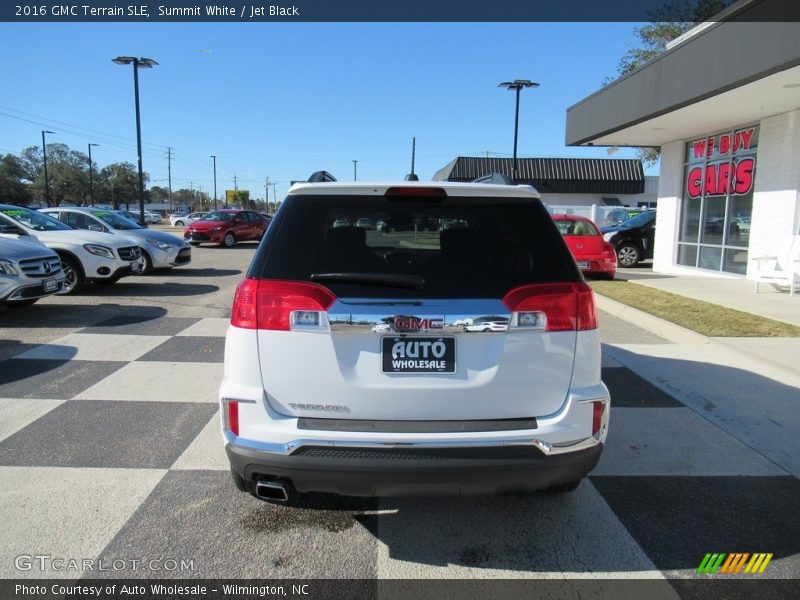 Summit White / Jet Black 2016 GMC Terrain SLE