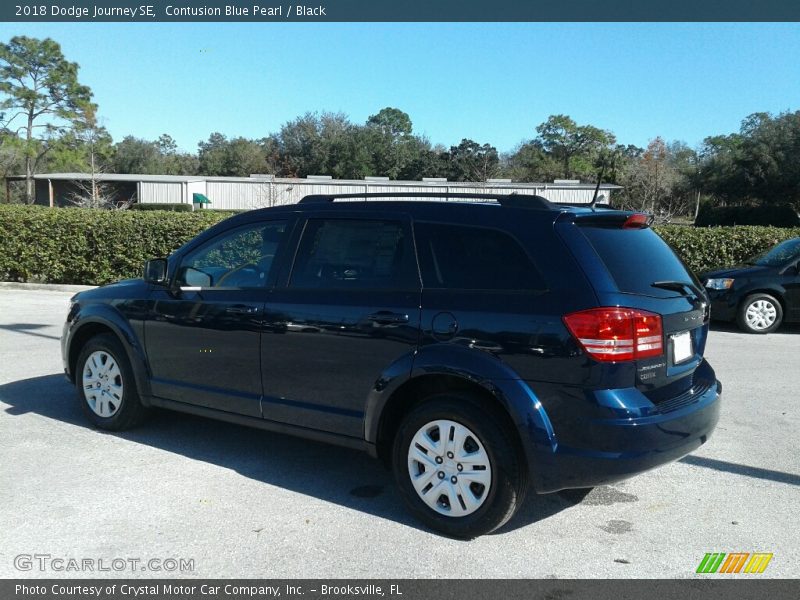 Contusion Blue Pearl / Black 2018 Dodge Journey SE