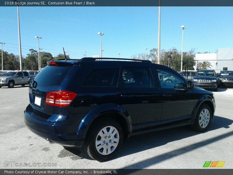 Contusion Blue Pearl / Black 2018 Dodge Journey SE