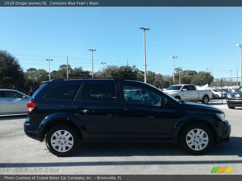 Contusion Blue Pearl / Black 2018 Dodge Journey SE