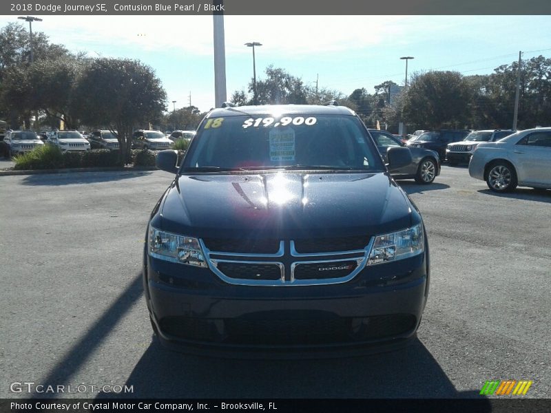 Contusion Blue Pearl / Black 2018 Dodge Journey SE