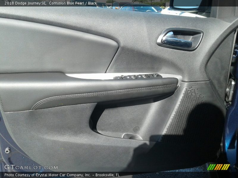 Contusion Blue Pearl / Black 2018 Dodge Journey SE
