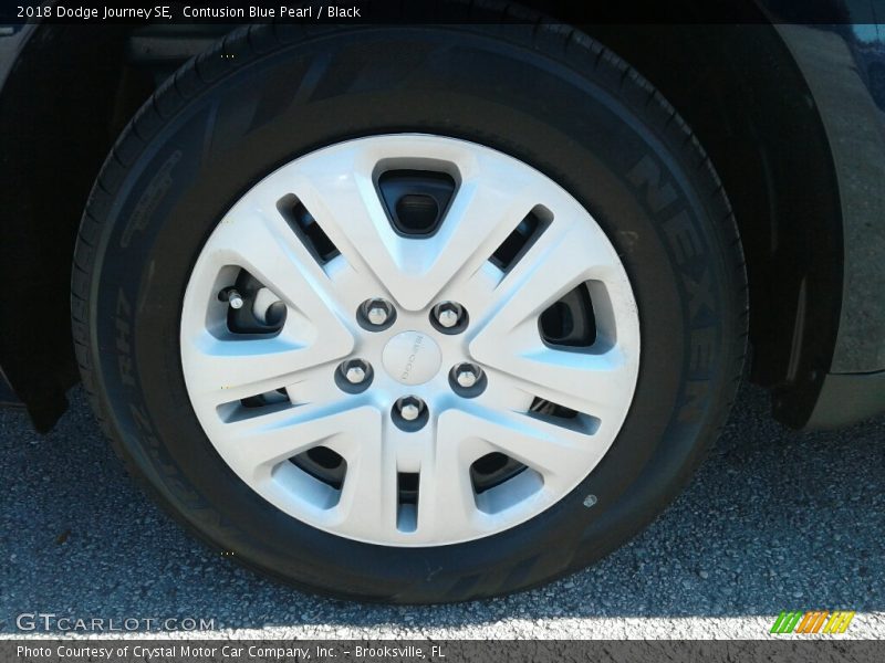 Contusion Blue Pearl / Black 2018 Dodge Journey SE