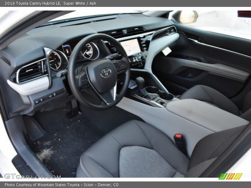  2019 Camry Hybrid LE Ash Interior