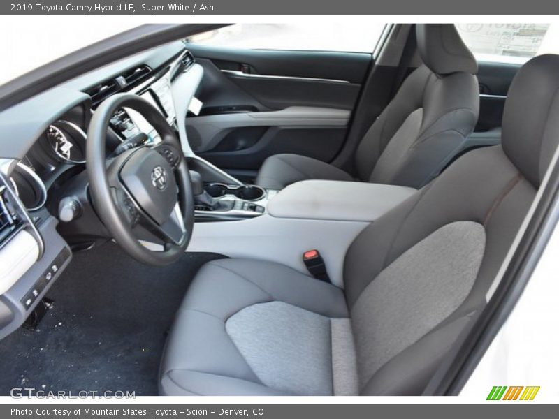 Front Seat of 2019 Camry Hybrid LE